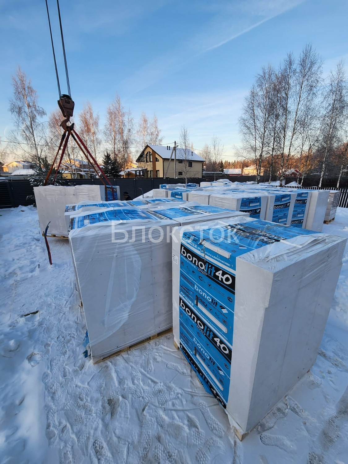 Пеноблоки стеновые Бонолит Малоярославец 625x200x400, D400